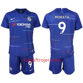Chelsea Fodboldtrøjer MORATA 9 Børn Hjemmebanesæt 2018/19 Kort ærmer